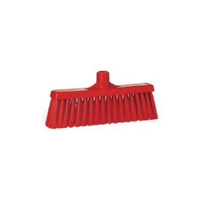 Vikan 31664 Medium Sweep Floor Broom Head, Polypropylene Block, 12-1/4 Inch Polyester Bristle, Red Vikan 31664 Medium Sweep Floor Broom Head, Polypropylene Block, 12-1/4 Inch Polyester Bristle, Red