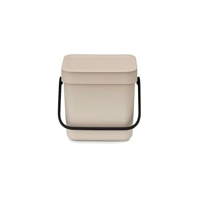 Brabantia - Sort & Go 3 L - Beige - Trash Can Brabantia - Sort & Go 3 L - Beige - Trash Can
