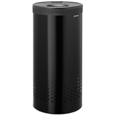 Brabantia Laundry Basket with Lid 35L Washing Bin with Removable Cotton Bag & Quick-Drop Opening Space-Saving Laundry Hamper Matt Black Brabantia Laundry Basket with Lid 35L Washing Bin with Removable Cotton Bag & Quick-Drop Opening Space-Saving Laundry Hamper Matt Black