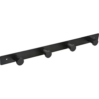 Alles im Griff Aino Coat Rack - 4 Hooks, Steel, Black Matte Alles im Griff Aino Coat Rack - 4 Hooks, Steel, Black Matte
