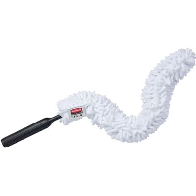 Rubbermaid Commercial Products FGQ85200WH00, Hygen Quick-Connect Flexible Dusting Wand with High Performance Microfibre White Rubbermaid Commercial Products FGQ85200WH00, Hygen Quick-Connect Flexible Dusting Wand with High Performance Microfibre White