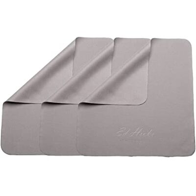 Ed Hicks 3 Extra Large Premium Microfibre TV Screen Cleaning Cloths— 30cm x 30cm— for Cleaner OLED TV Screens, Car Screens, Tablets, Laptops, Computers etc ⭆ Double Sided Cleaning Ed Hicks 3 Extra Large Premium Microfibre TV Screen Cleaning Cloths— 30cm x 30cm— for Cleaner OLED TV Screens, Car Screens, Tablets, Laptops, Computers etc ⭆ Double Sided Cleaning