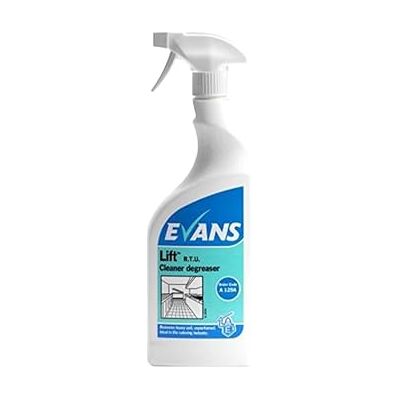 Evans Vanodine 6 x Lift Unperfumed Heavy Duty Cleaner & Degreaser 750ml Evans Vanodine 6 x Lift Unperfumed Heavy Duty Cleaner & Degreaser 750ml