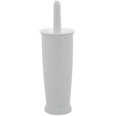 Addis Closed Toilet Brush Set, Plastic, White Original Packaging Addis Closed Toilet Brush Set, Plastic, White Original Packaging