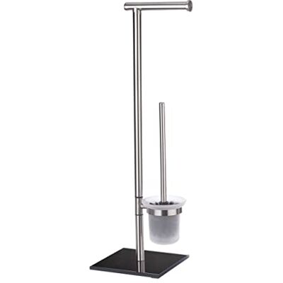 WENKO 20391100 -standing toilet brush Lima Stainless steel, 23.5 x 69 x 20 cm WENKO 20391100 -standing toilet brush Lima Stainless steel, 23.5 x 69 x 20 cm