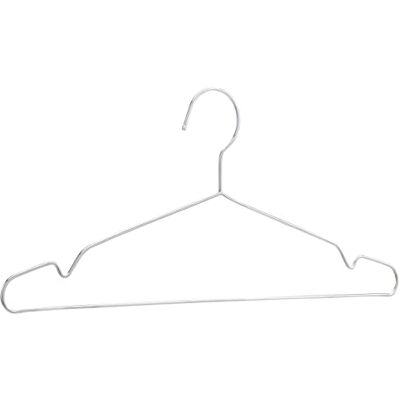 Basics FH-AZ079 Stainless Steel Hangers - 50 Pack Basics FH-AZ079 Stainless Steel Hangers - 50 Pack