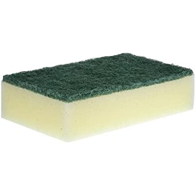JANTEX Sponge Scourer Absorbent sponge with hardwearing scourer. Pack quantity: 10 JANTEX Sponge Scourer Absorbent sponge with hardwearing scourer. Pack quantity: 10
