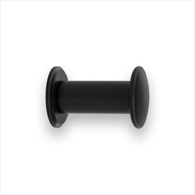 EVI Herrajes Coat Hook Bathroom Wall Hanger Stainless Steel Black Lacquered for Hanging Clothes, Coats or Towels Towel Rack with Invisible Screw 188CBNG EVI Herrajes Coat Hook Bathroom Wall Hanger Stainless Steel Black Lacquered for Hanging Clothes, Coats or Towels Towel Rack with Invisible Screw 188CBNG