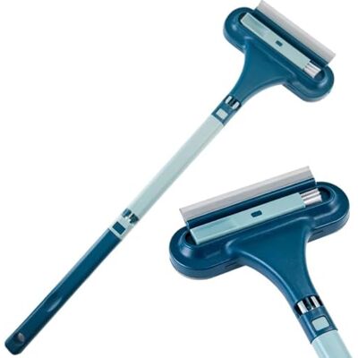 AVQY Window Screen Cleaning Brush,2 in 1 Window Screen Cleaner Tool with Squeegee,Mesh Screen Cleaner,Multi-Purpose Cleaning Brush for Patio, Door, Porch Screens AVQY Window Screen Cleaning Brush,2 in 1 Window Screen Cleaner Tool with Squeegee,Mesh Screen Cleaner,Multi-Purpose Cleaning Brush for Patio, Door, Porch Screens