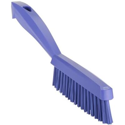 Vikan 41958 Slim, Stiff Bristles, Washing/Sweeping, Hand Brush, Fabric, Upholstery, Carpet, 300mm Purple Vikan 41958 Slim, Stiff Bristles, Washing/Sweeping, Hand Brush, Fabric, Upholstery, Carpet, 300mm Purple