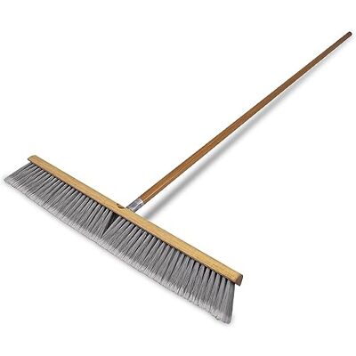 Marshalltown 6416 24 Inch Floor Broom Silver Tip Plastic Bristles with 60 Inch Threaded Handle Marshalltown 6416 24 Inch Floor Broom Silver Tip Plastic Bristles with 60 Inch Threaded Handle