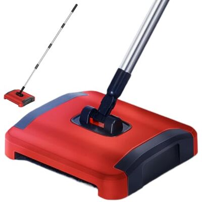 Wedhapy Carpet Sweeper Manual Carpet Cleaner Brush 3 Rolling Brushes Floor Sweeper Carpet Brush with Wheels and Large Waste Bin 43inch Detachable Carpet Cleaner for Pet Hair Dust Debris Wedhapy Carpet Sweeper Manual Carpet Cleaner Brush 3 Rolling Brushes Floor Sweeper Carpet Brush with Wheels and Large Waste Bin 43inch Detachable Carpet Cleaner for Pet Hair Dust Debris