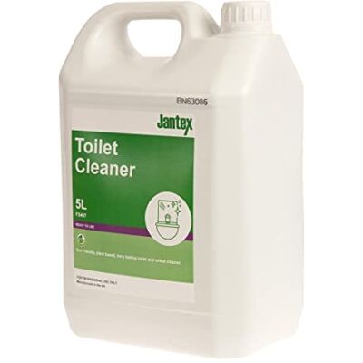 JANTEX Green Ready to Use Toilet Cleaner, Citrus Fragrance, 5Ltr FS407 JANTEX Green Ready to Use Toilet Cleaner, Citrus Fragrance, 5Ltr FS407
