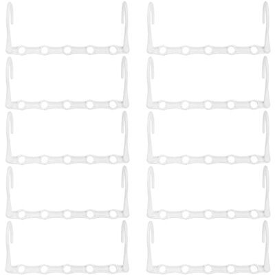 Rainberg Space Saving Hangers Magic Clothes Hangers, Coat Hangers, Wardrobe Space Saver (Pack of 12, White) Rainberg Space Saving Hangers Magic Clothes Hangers, Coat Hangers, Wardrobe Space Saver (Pack of 12, White)