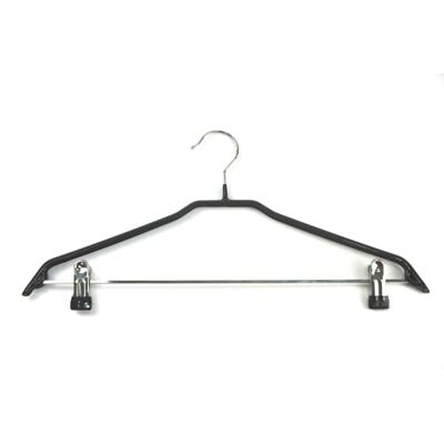 ORDINETT Set of 2 Metal Hangers with Clips Ideal for Trousers and Erasers L 44 cm ORDINETT Set of 2 Metal Hangers with Clips Ideal for Trousers and Erasers L 44 cm