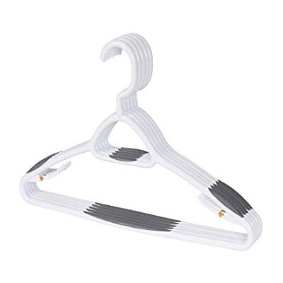 neatfreak Clothes Hanger, White/Grey, Pack of of neatfreak Clothes Hanger, White/Grey, Pack of of