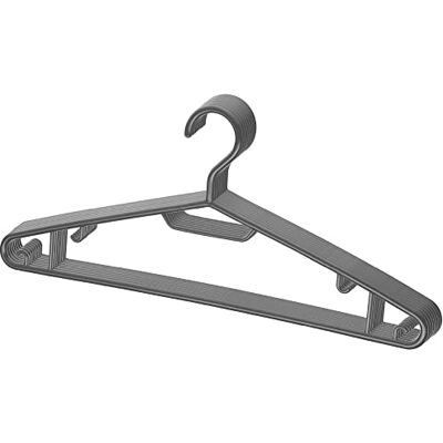 Berlona Clothes Hangers Pack of 10 Plastic Hangers with Side Hooks Space Saving Hanger, Lightweight and Functional 41 cm x 18.5 cm for Coats, Dresses, Shirts, Jumpers, Jackets, Trousers Berlona Clothes Hangers Pack of 10 Plastic Hangers with Side Hooks Space Saving Hanger, Lightweight and Functional 41 cm x 18.5 cm for Coats, Dresses, Shirts, Jumpers, Jackets, Trousers