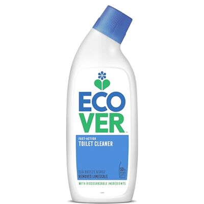 Method Ecover Toilet Cleaner, Fresh Removes Limescale leaving a Sparkling Clean, Fresh Sea Breeze & Sage Scent, 1 x 750 ml Method Ecover Toilet Cleaner, Fresh Removes Limescale leaving a Sparkling Clean, Fresh Sea Breeze & Sage Scent, 1 x 750 ml