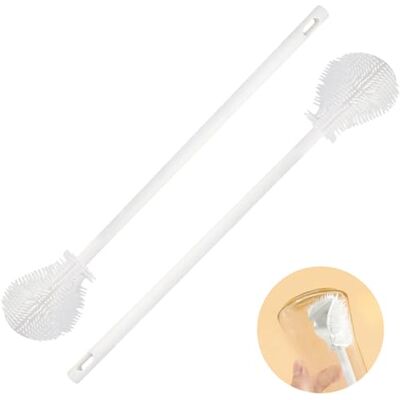 KIBBEH Silicone Bottle Brush 360 Rotating Soft Bristle KIBBEH Silicone Bottle Brush 360 Rotating Soft Bristle