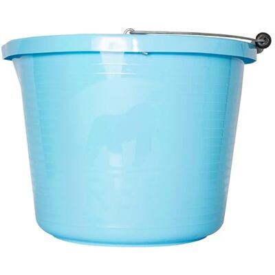 Red Gorilla Premium Builder's Bucket 14 litre 3 Gallon Heavy Duty Strong Metal Handle Moulded Grip Multi Purpose Food Grade Plastic (Sky Blue) Red Gorilla Premium Builder's Bucket 14 litre 3 Gallon Heavy Duty Strong Metal Handle Moulded Grip Multi Purpose Food Grade Plastic (Sky Blue)