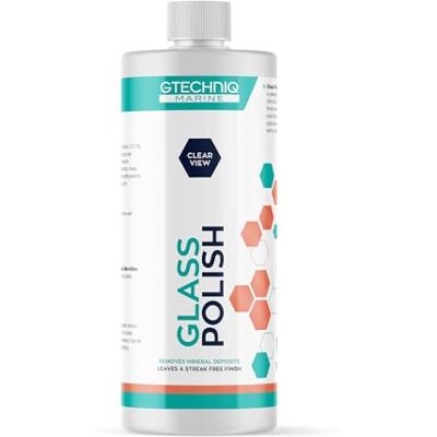 Gtechniq Marine Glass Polish – Water Based Glass Cleaner & Glass Scratch Remover for Scratch Free Finish on Plexiglass, Lexan & Isinglass – 250ml Gtechniq Marine Glass Polish – Water Based Glass Cleaner & Glass Scratch Remover for Scratch Free Finish on Plexiglass, Lexan & Isinglass – 250ml