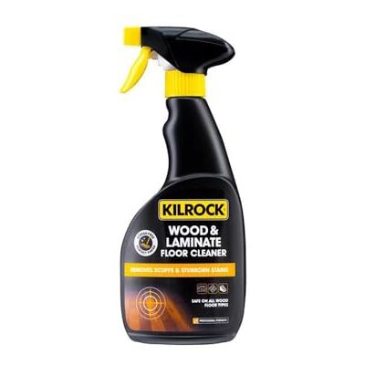 Kilrock Wood & Laminate Floor Cleaner Spray 500ml Multi-Surface Floor Cleaner Removes Dirt, Grease & Everyday Marks Streak-Free Shine for Sealed Wood & Laminate Floors Kilrock Wood & Laminate Floor Cleaner Spray 500ml Multi-Surface Floor Cleaner Removes Dirt, Grease & Everyday Marks Streak-Free Shine for Sealed Wood & Laminate Floors