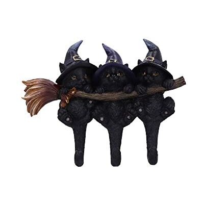 Nemesis Now Witches Helpers Key Hanger 20cm, Black U5715U1 Nemesis Now Witches Helpers Key Hanger 20cm, Black U5715U1