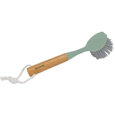 Beldray LA029036GRNEU7 Eco Dish Brush Tough On Dirt, Bristle Scrubbing Brush, Suitable For Kitchens, Bathrooms, Tiles, Cookware, Made With New And Recycled Plastic, FSC®-certified Bamboo Handle Beldray LA029036GRNEU7 Eco Dish Brush Tough On Dirt, Bristle Scrubbing Brush, Suitable For Kitchens, Bathrooms, Tiles, Cookware, Made With New And Recycled Plastic, FSC®-certified Bamboo Handle