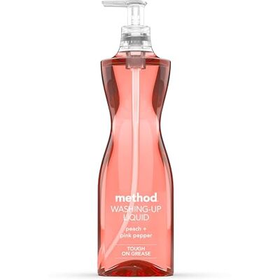 Method Washing Up Liquid, Peach & Pink Pepper, Cuts Grease, 532ml Method Washing Up Liquid, Peach & Pink Pepper, Cuts Grease, 532ml