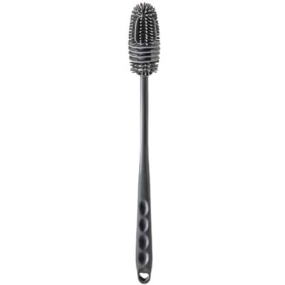 Yingjie Bottle Brush, Silicone, Black, Long Handle, Multi-Purpose, Soft Bristles, Scratch-Free Clean, For Bottles, Vases, Containers Yingjie Bottle Brush, Silicone, Black, Long Handle, Multi-Purpose, Soft Bristles, Scratch-Free Clean, For Bottles, Vases, Containers