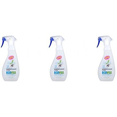 Ecover (3 PACK) Window & Glass Cleaner 500ml 3 PACK BUNDLE Ecover (3 PACK) Window & Glass Cleaner 500ml 3 PACK BUNDLE