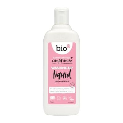 Bio-d Pink Grapefruit Washing Up Liquid 750ml (Pack of 3) 100% Naturally Derived Cuts Through Grease & Burnt-On Stains Allergy UK Accredited Vegan & Cruelty Free Made in the UK Bio-d Pink Grapefruit Washing Up Liquid 750ml (Pack of 3) 100% Naturally Derived Cuts Through Grease & Burnt-On Stains Allergy UK Accredited Vegan & Cruelty Free Made in the UK