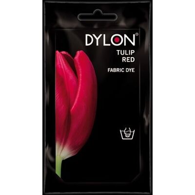 Dylon 4 X 50g (gram) FABRIC DYE SACHETS FOR HAND USE IDEAL FOR DYEING SMALL ITEMS SUCH AS SOCKS, VESTS, SHORTS ETC A VARIETY OF COLOURS/SHADES AVAILABLE INCLUDING BLACK, BLUE, GREEN, PINK, YELLOW, ORANGE, BROWN, PURPLE, RED, NAVY AND GREY (TULIP RED 36) Dylon 4 X 50g (gram) FABRIC DYE SACHETS FOR HAND USE IDEAL FOR DYEING SMALL ITEMS SUCH AS SOCKS, VESTS, SHORTS ETC A VARIETY OF COLOURS/SHADES AVAILABLE INCLUDING BLACK, BLUE, GREEN, PINK, YELLOW, ORANGE, BROWN, PURPLE, RED, NAVY AND GREY (TULIP RED 36)