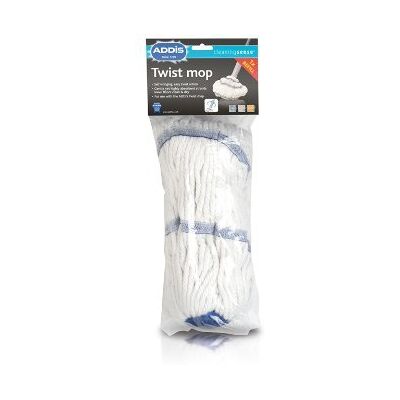 Addis 2XTwist Mop Refill x 1, Graphite/Metallic Addis 2XTwist Mop Refill x 1, Graphite/Metallic