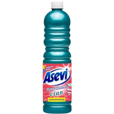 Asevi Cleaning Foor Liquid Concentrated – Powerful Formula for Laminate, Stone and Hard Surfaces – 1L Cyan Asevi Cleaning Foor Liquid Concentrated – Powerful Formula for Laminate, Stone and Hard Surfaces – 1L Cyan