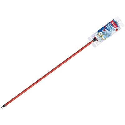 Vileda Supermocio Mop Head & Handle with Microfibre Plus, Red Lemon shaped head design, reaches corners easily, Collectex technology, easy click fitting system Vileda Supermocio Mop Head & Handle with Microfibre Plus, Red Lemon shaped head design, reaches corners easily, Collectex technology, easy click fitting system