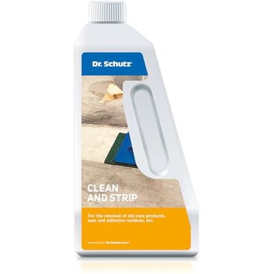Dr. Schutz Dr Schutz Clean & Strip 750ml Floor Cleaner – Removes Old Care Products, Adhesive Residue & Scuff Marks – For Vinyl, Lino, Rubber & Resin Floors (30–50m² Coverage) Dr. Schutz Dr Schutz Clean & Strip 750ml Floor Cleaner – Removes Old Care Products, Adhesive Residue & Scuff Marks – For Vinyl, Lino, Rubber & Resin Floors (30–50m² Coverage)