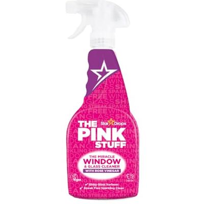 Stardrops The Pink Stuff The Miracle Window & Glass Cleaner with Rose Vinegar 850ml Stardrops The Pink Stuff The Miracle Window & Glass Cleaner with Rose Vinegar 850ml