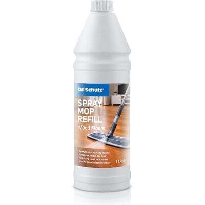 Dr. Schutz Wood Floor Cleaner Refill for Spray Mop – Streak-Free Hardwood Floor Cleaner – Safe for Sealed Wood Floors – 1L & 5L Refill Sizes (1 Litre) Dr. Schutz Wood Floor Cleaner Refill for Spray Mop – Streak-Free Hardwood Floor Cleaner – Safe for Sealed Wood Floors – 1L & 5L Refill Sizes (1 Litre)