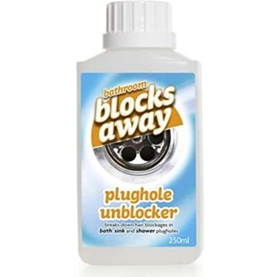 lakeland Bathroom Blocks Away Drain Cleaner 250ml lakeland Bathroom Blocks Away Drain Cleaner 250ml