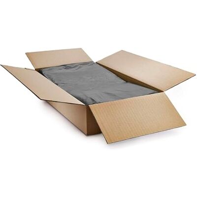 Polylina Paclan Medium Duty Black Refuse Sacks Bin Liners 176 Litres, 200 Bags, Flush Top, Certified CHSA Rating of 10kg (457 x 1168mm) 100% Recycled Polylina Paclan Medium Duty Black Refuse Sacks Bin Liners 176 Litres, 200 Bags, Flush Top, Certified CHSA Rating of 10kg (457 x 1168mm) 100% Recycled
