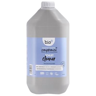 Bio-d Fragrance Free Toilet Cleaner 5 Litre Refill Kills 99.9% of Bacteria & Removes Limescale 100% Naturally Derived Allergy UK Accredited Made in the UK Bio-d Fragrance Free Toilet Cleaner 5 Litre Refill Kills 99.9% of Bacteria & Removes Limescale 100% Naturally Derived Allergy UK Accredited Made in the UK