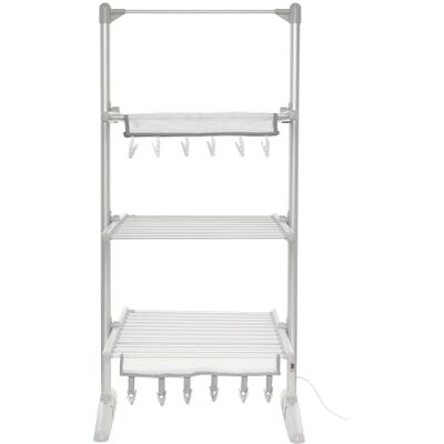 PIFCO 3 Tier Heated Clothes Airer Electric Clothes Dryer with 36 Heated Bars, Foldable and Energy-Efficient Heated Drying Rack for Indoor Use, Holds Up to 30kg, Quick-Drying Laundry Solution PIFCO 3 Tier Heated Clothes Airer Electric Clothes Dryer with 36 Heated Bars, Foldable and Energy-Efficient Heated Drying Rack for Indoor Use, Holds Up to 30kg, Quick-Drying Laundry Solution