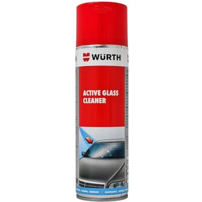 Wuerth Wurth Active Glass Cleaner 500ml Spray Foam Cleans Glass, Mirrors, Painted Parts, Rubbers, Plastics and more Wuerth Wurth Active Glass Cleaner 500ml Spray Foam Cleans Glass, Mirrors, Painted Parts, Rubbers, Plastics and more