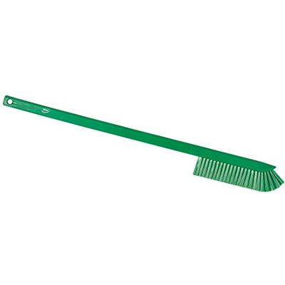 Vikan 41972 Ultra-Slim Cleaning Brush with Long Handle, 600 mm, Medium, Green Vikan 41972 Ultra-Slim Cleaning Brush with Long Handle, 600 mm, Medium, Green
