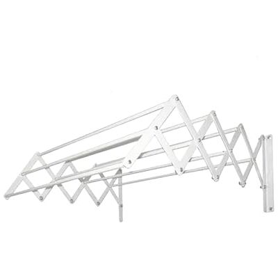Well Home Wall Extensible Metal Drying Rack - 80cm - Wellhome Well Home Wall Extensible Metal Drying Rack - 80cm - Wellhome