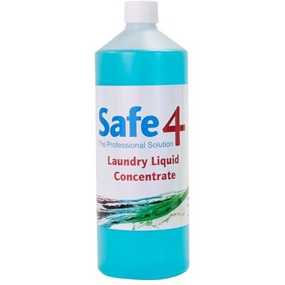 Safe4 Hypoallergenic Laundry Detergent Safe for Allergies Eco-Friendly & Effective for Clothes, Animal & Human Bedding, and Work Uniforms (Pack of 1, 1L) Safe4 Hypoallergenic Laundry Detergent Safe for Allergies Eco-Friendly & Effective for Clothes, Animal & Human Bedding, and Work Uniforms (Pack of 1, 1L)