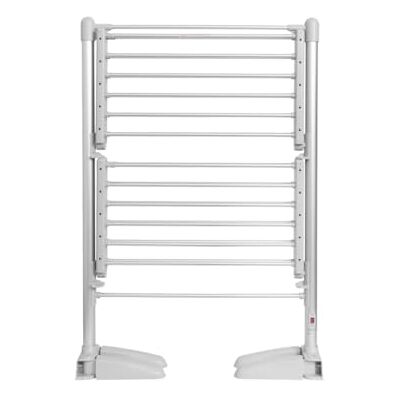 PIFCO 2 Tier Heated Airer, 24 Heating Tubes, 200W, Foldable Clothes Dryer with Heat Cover, 20kg Capacity PIFCO 2 Tier Heated Airer, 24 Heating Tubes, 200W, Foldable Clothes Dryer with Heat Cover, 20kg Capacity