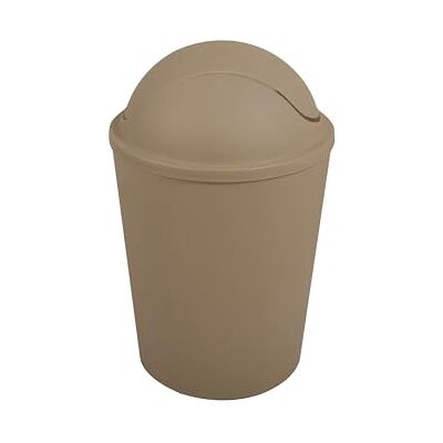 MSV AKO 5.5L Waste Bin with Collapsible Lid Taupe, Brown, 5.5 L MSV AKO 5.5L Waste Bin with Collapsible Lid Taupe, Brown, 5.5 L