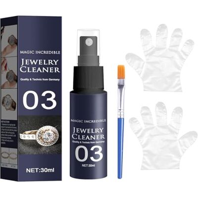 DSuoJianYng Instant Shine Jewelry Cleaner Spray, Anti Tarnish and Quick Cleaning,Watch Diamond Silver Gold Jewelry Cleaner Solution DSuoJianYng Instant Shine Jewelry Cleaner Spray, Anti Tarnish and Quick Cleaning,Watch Diamond Silver Gold Jewelry Cleaner Solution